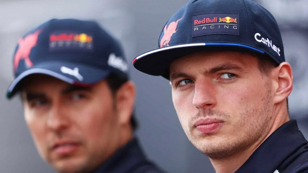 Checo Pérez y Max Verstappen, pilotos de Red Bull en la F1.