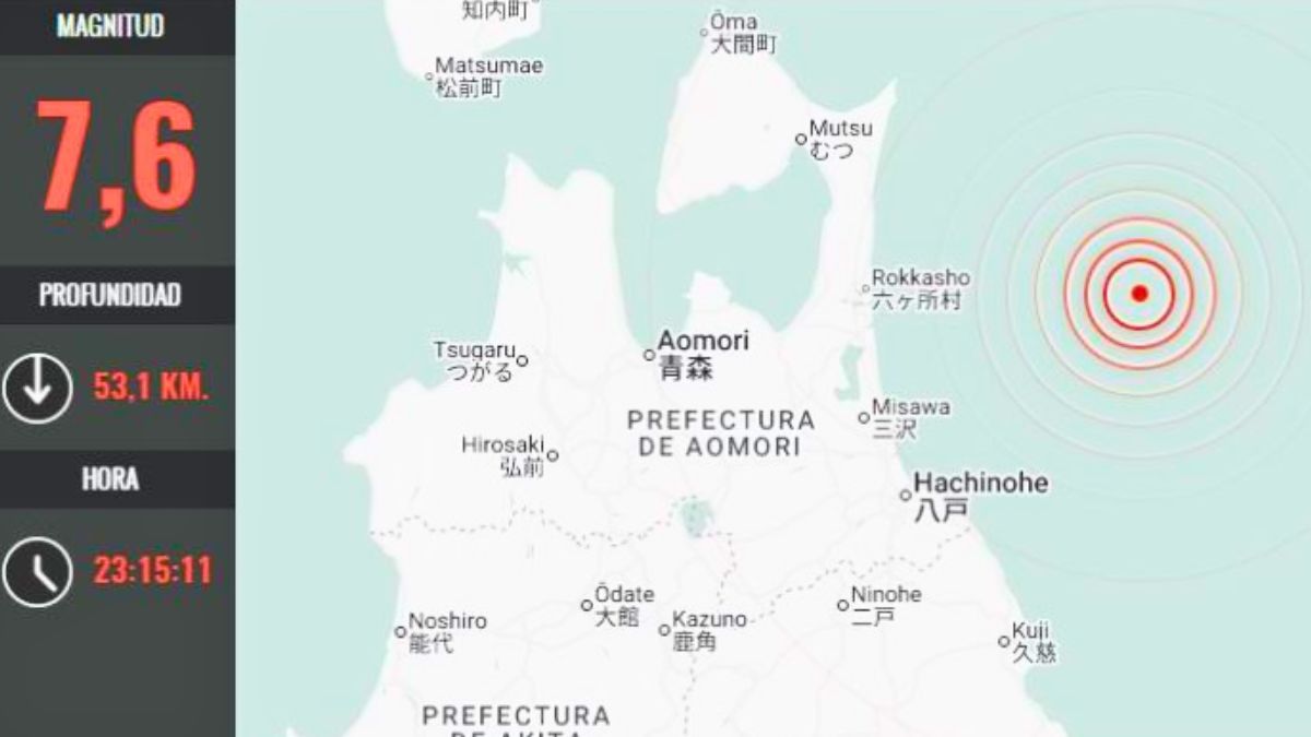 Chile descartó alerta de tsunami tras el terremoto de 7,6 grados en las costas de Japón