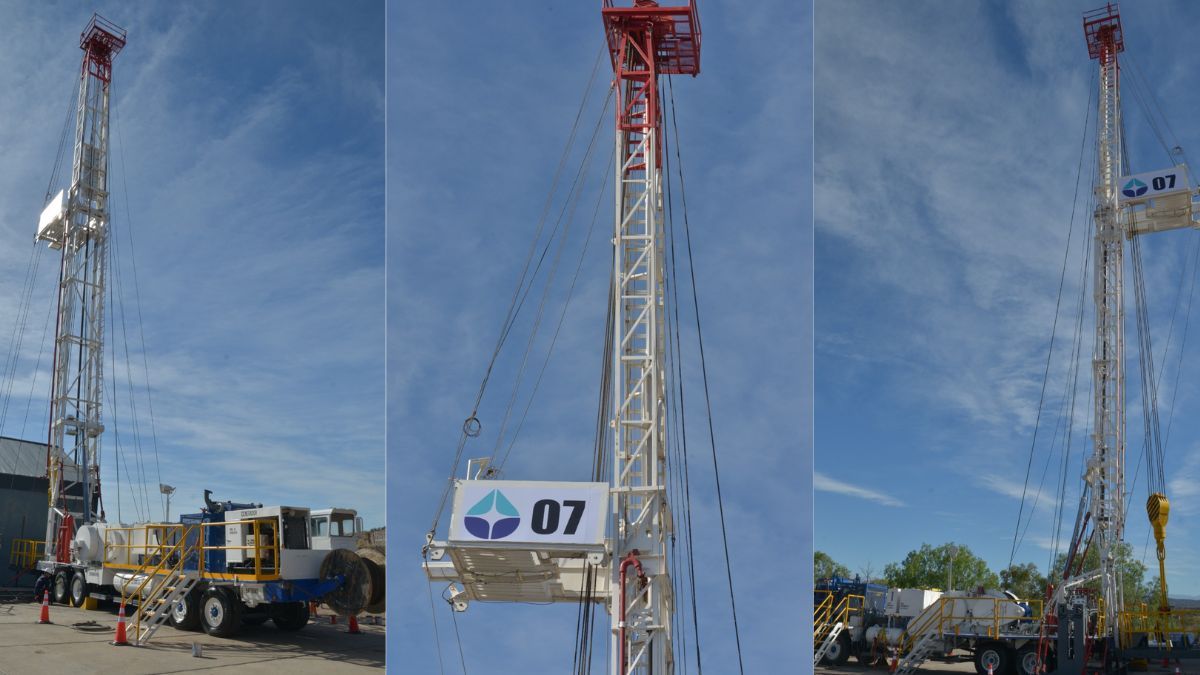 Petróleos Sudamericanos sumaun nuevo equipo de torre para Barrancas, La Ventana y Vizcacheras.