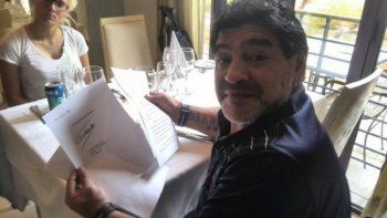 La salud de Fidel: le envió una carta a Maradona pero su foto no aparece