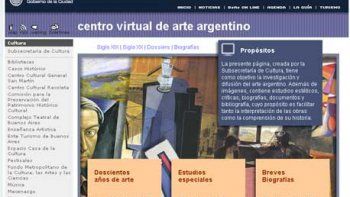 Centro Virtual porteño difunde los 200 años de arte argentino