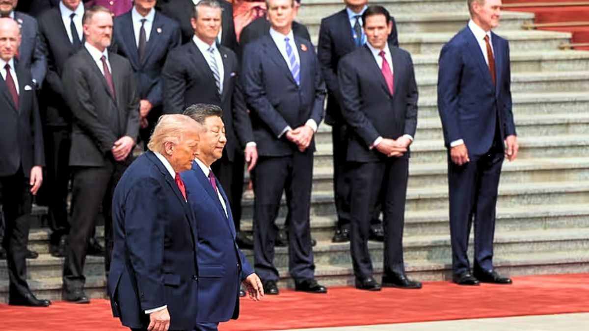 Trump y Xi, probablemente los dos hombres más poderosos del mundo. Trump y Xi, probablemente los dos hombres más poderosos del mundo.