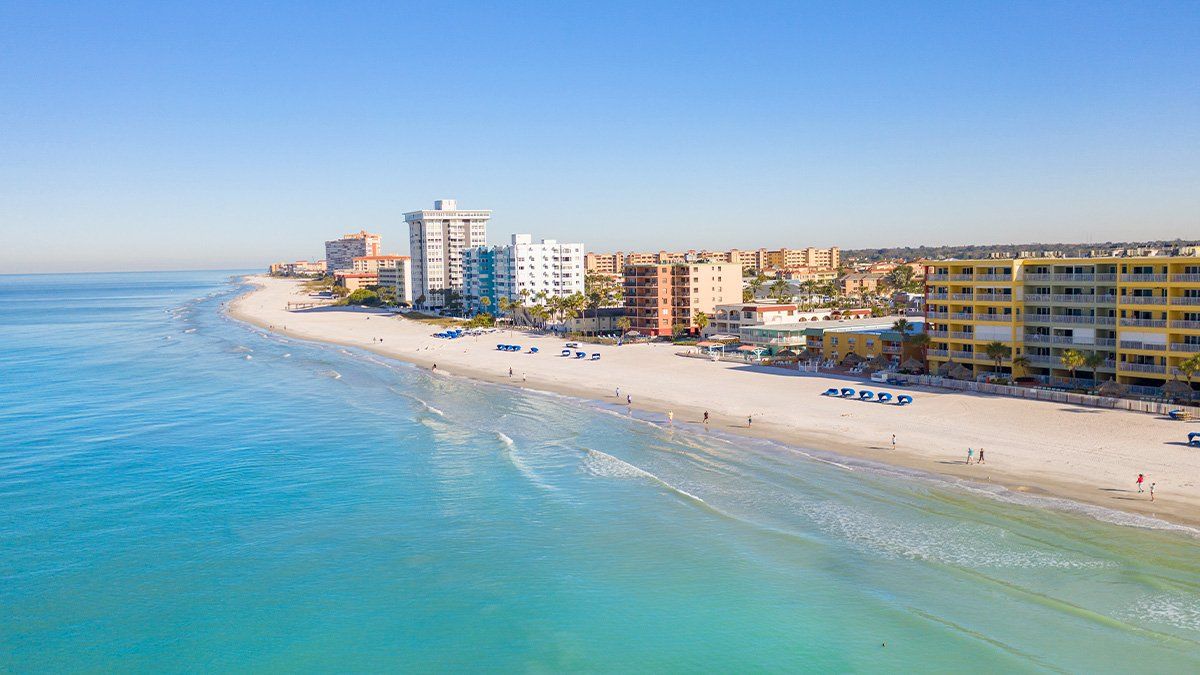 La playa de Florida que es un paraíso terrenal y está en Tampa.