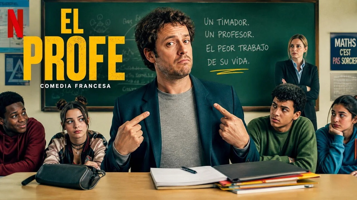 Esta comedia francesa es dirigida por François Uzan. Imagen: Netflix. Esta comedia francesa es dirigida por François Uzan. Imagen: Netflix.