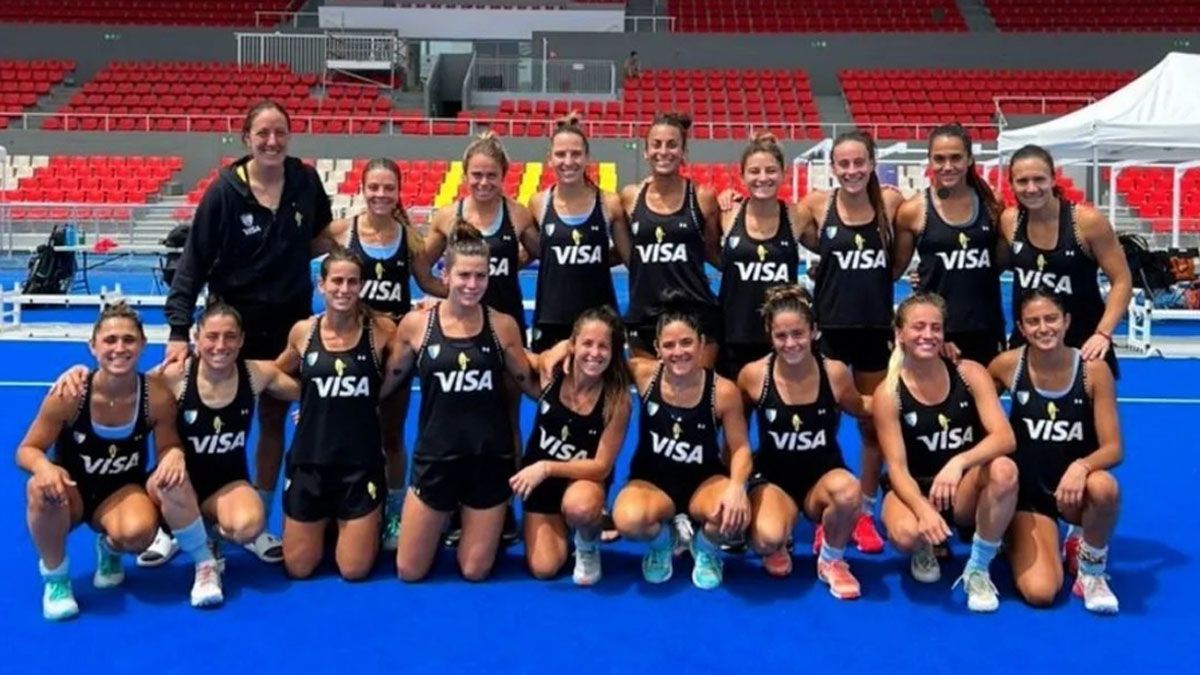 Las Leonas, con Delfina Thomé, se ponen a punto en Terrassa, España, donde el sábado debutan ante Corea