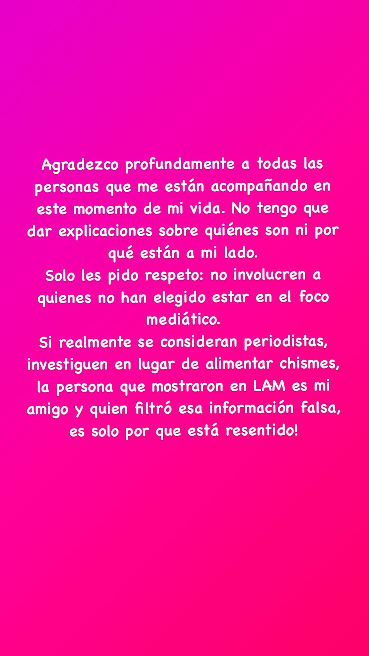 Morena Rial habló de Eric y no se guardó nada: "Resentido". Morena Rial habló de Eric y no se guardó nada: "Resentido".