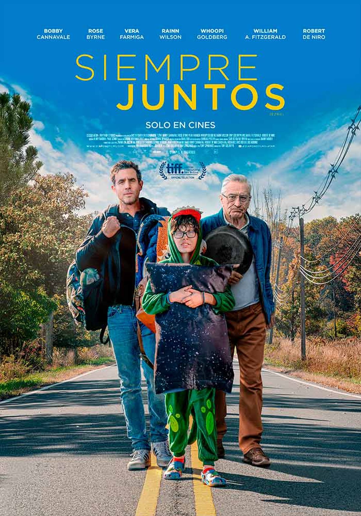 Póster de la película "Siempre juntos". Póster de la película "Siempre juntos".