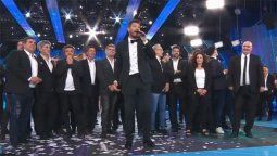 Tinelli abrió su programa con un fuerte mensaje político