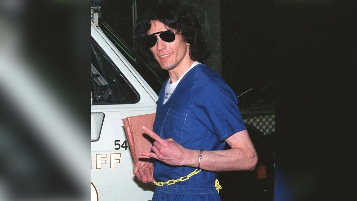 El asesino serial de Los Ángeles, Richard Ramírez. El asesino serial de Los Ángeles, Richard Ramírez.