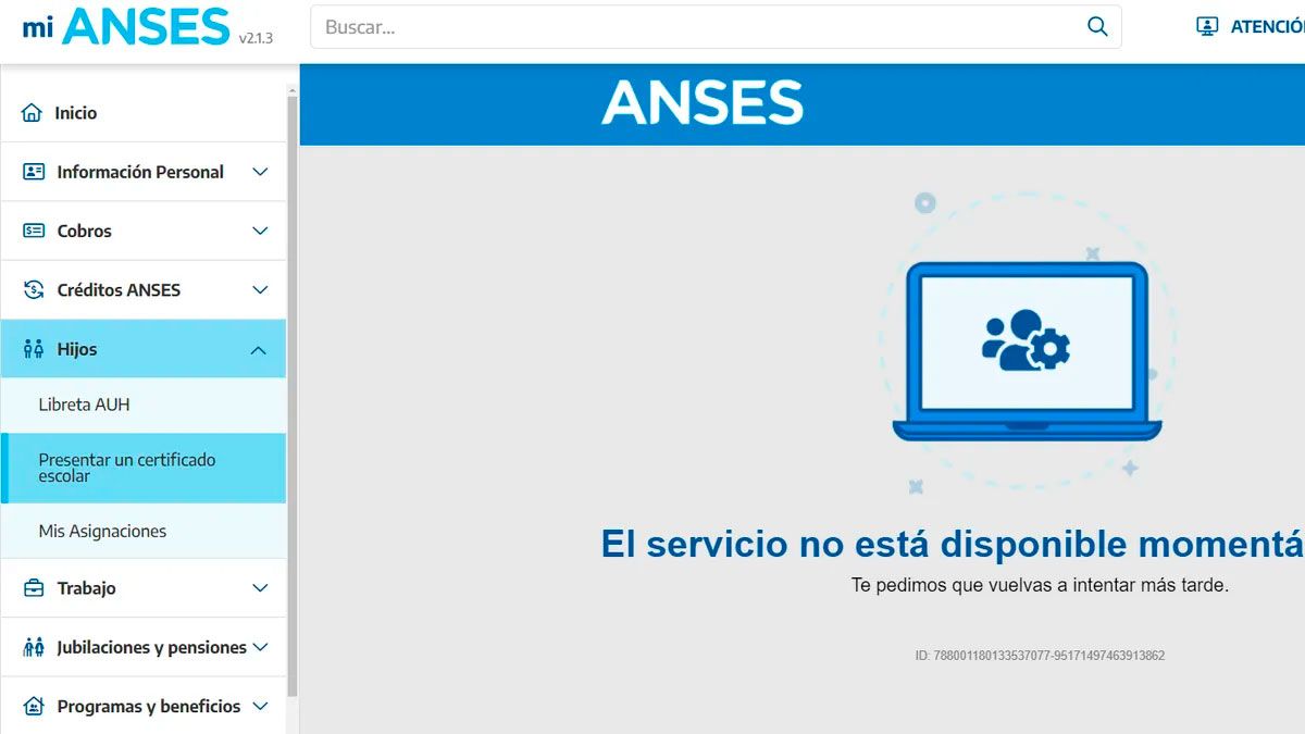 ANSES y los GRAVES errores para cargar el formulario de AYUDA ESCOLAR ANSES y los GRAVES errores para cargar el formulario de AYUDA ESCOLAR