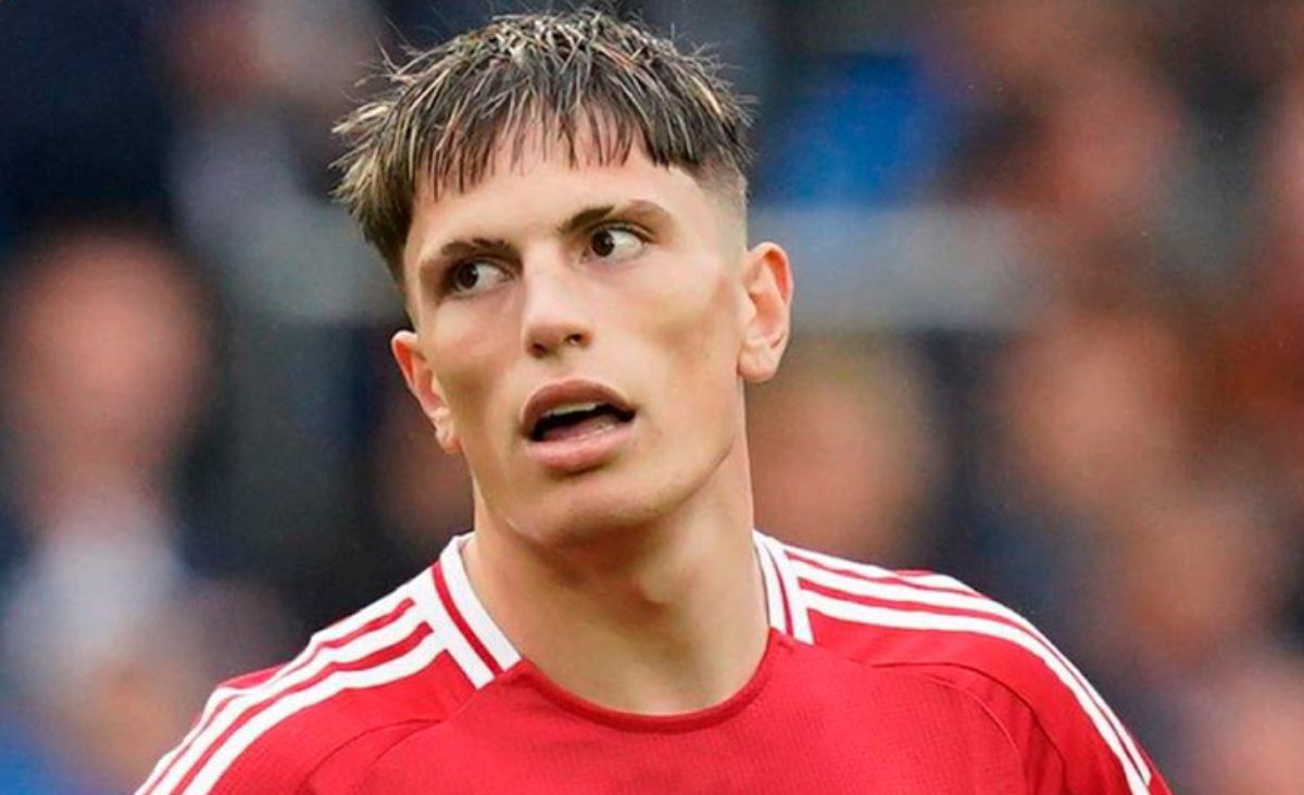 Garnacho no lo podía creer.