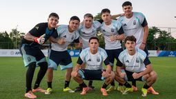La Selección argentina se prepara para enfrentar a Colombia por la final del Sudamericano Sub 17.