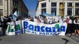 Bancarios advirtieron que harán paro de 48 horas si no se mejora la oferta salarial
