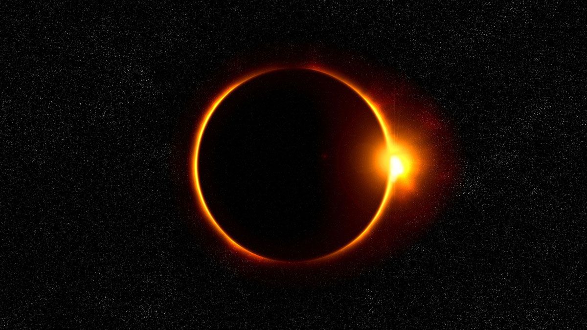 El eclipse solar durará más de 6 minutos. El eclipse solar durará más de 6 minutos.