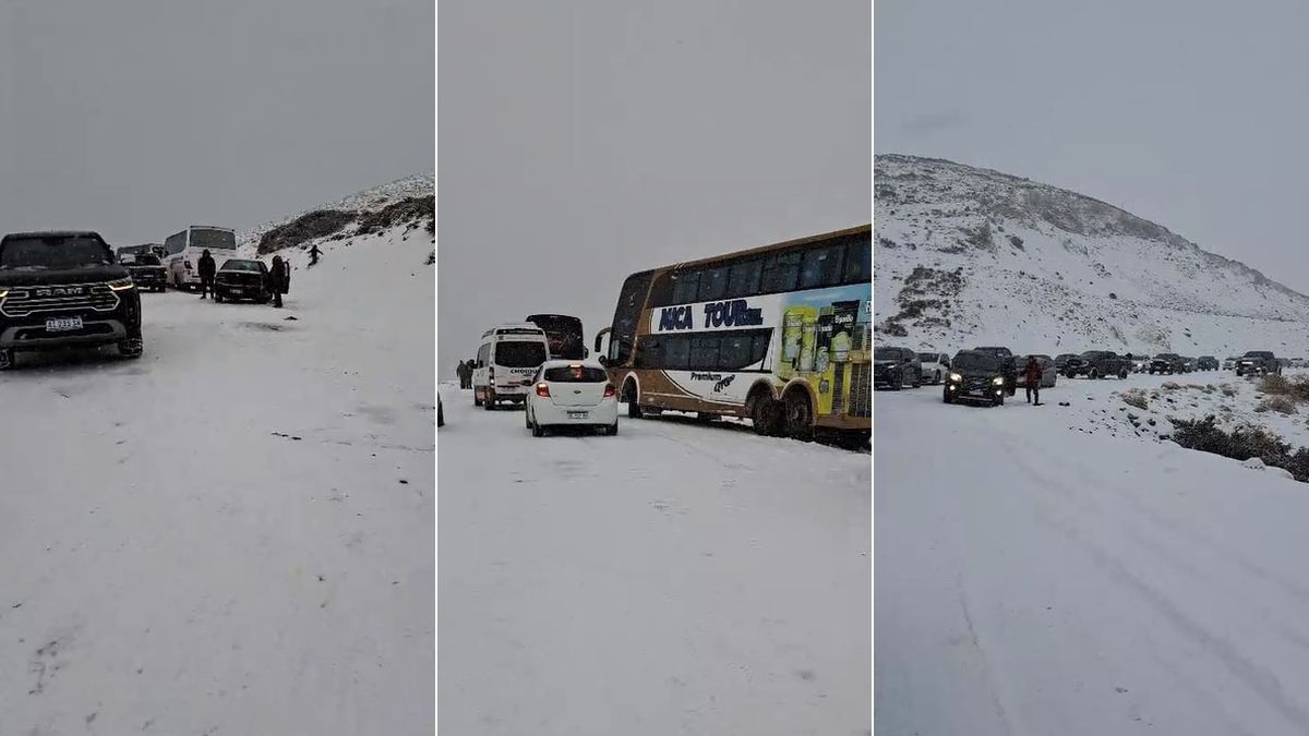 Caos en la ruta 222 entre Las Leñas y Malargüe.
