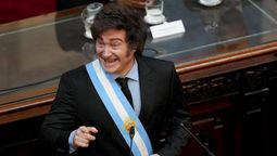 El presidente Javier Milei inauguró el 143º período de sesiones ordinarias en el Congreso Nacional este sábado.