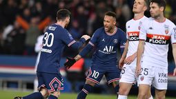Messi fue parte del gran show de fútbol que mostró el PSG.