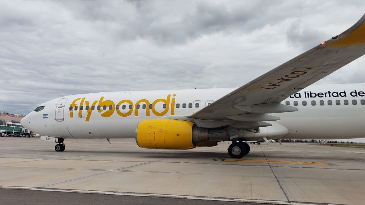 Flybondi canceló vuelos en todas sus rutas incluida Mendoza