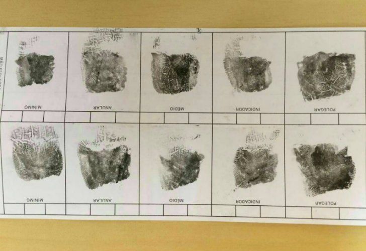 Pérez Corradi intentó borrarse las huellas digitales para evitar ser identificado