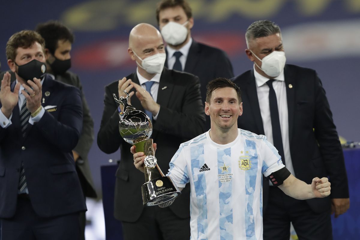 Leo Messi fue el goleador de la Copa América 2021.
