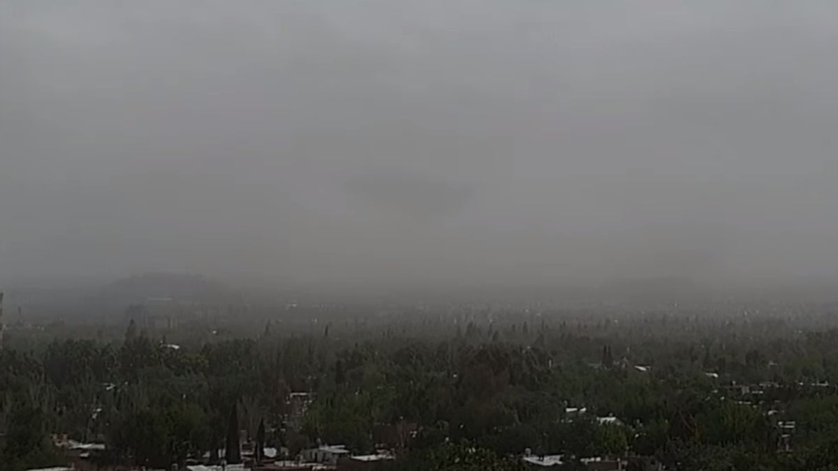 Pronóstico del tiempo en Mendoza: mucho polvo en suspensión tras el ingreso de viento del Sur