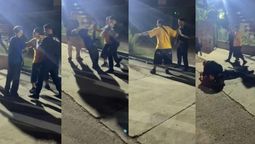 La secuencia de la agresión que quedó registrada en video.