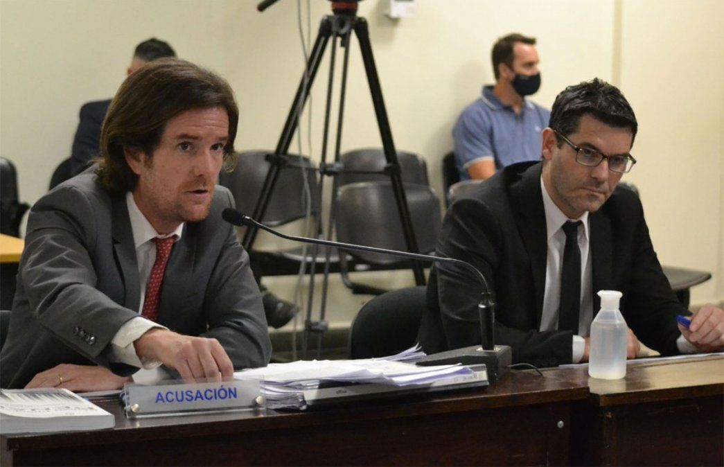 El fiscal Gonzalo Nazar durante el jury de enjuiciamiento al juez Sánchez Rey.