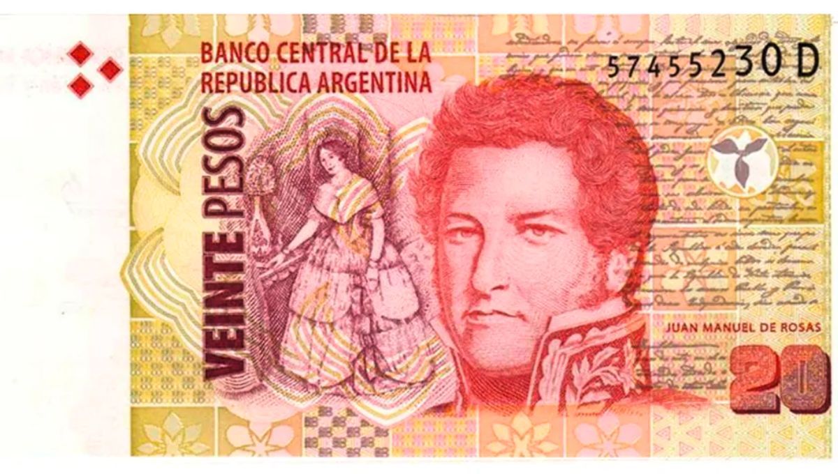 Este billete de $20 tiene un error de impresión