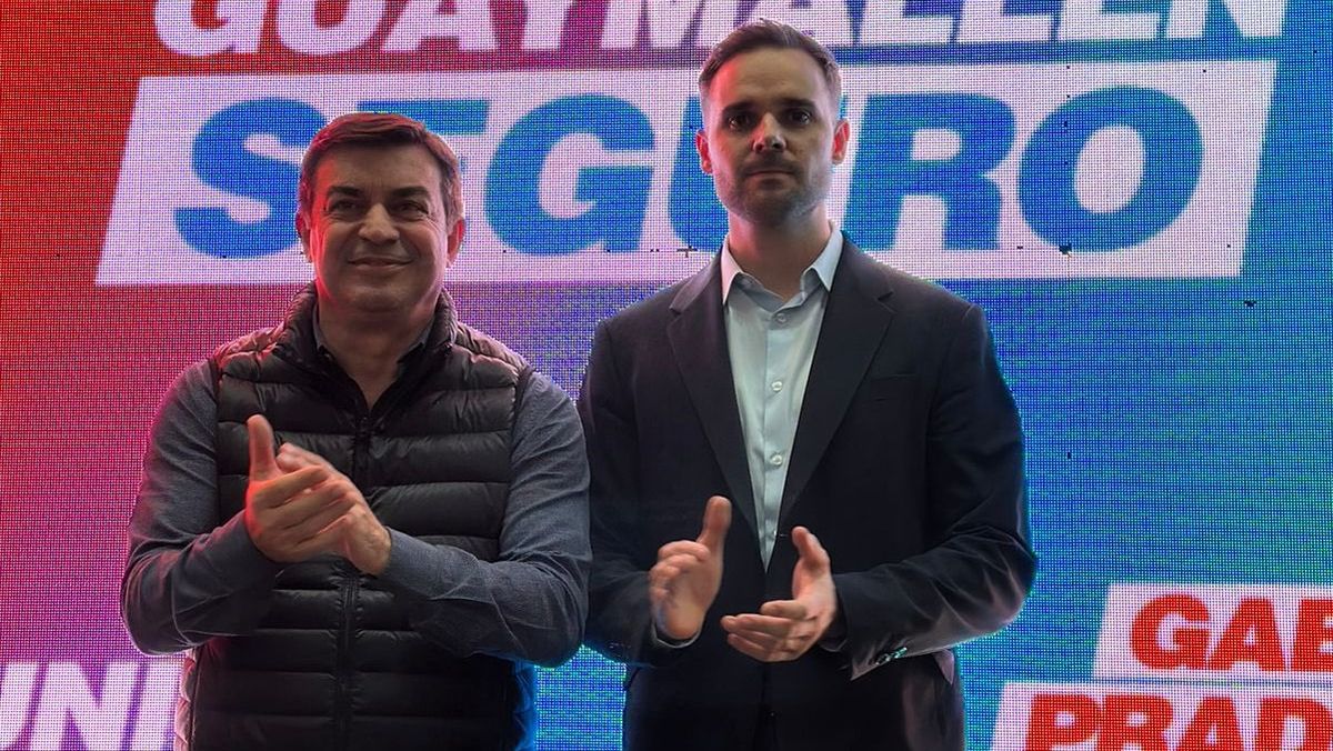 Omar De Marchi junto a Gabriel Pradines, quien ganó las internas del PRO en Mendoza. Omar De Marchi junto a Gabriel Pradines, quien ganó las internas del PRO en Mendoza.