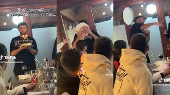 Lo molestaron durante el festejo de cumpleaños y reaccionó de la peor manera