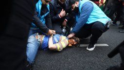 Una marcha por la Ley de Humedales terminó con incidentes y detenidos