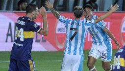 Racing pegó primero y venció 1-0 a Boca en Avellaneda