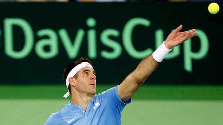 En vos confío: Del Potro se juega un punto clave para Argentina en la final