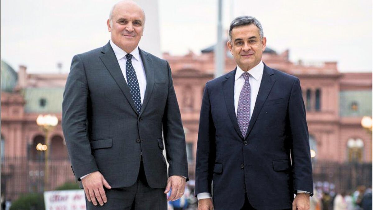 José Luis Espert y Luis Rosales durante la campaña de 2019.