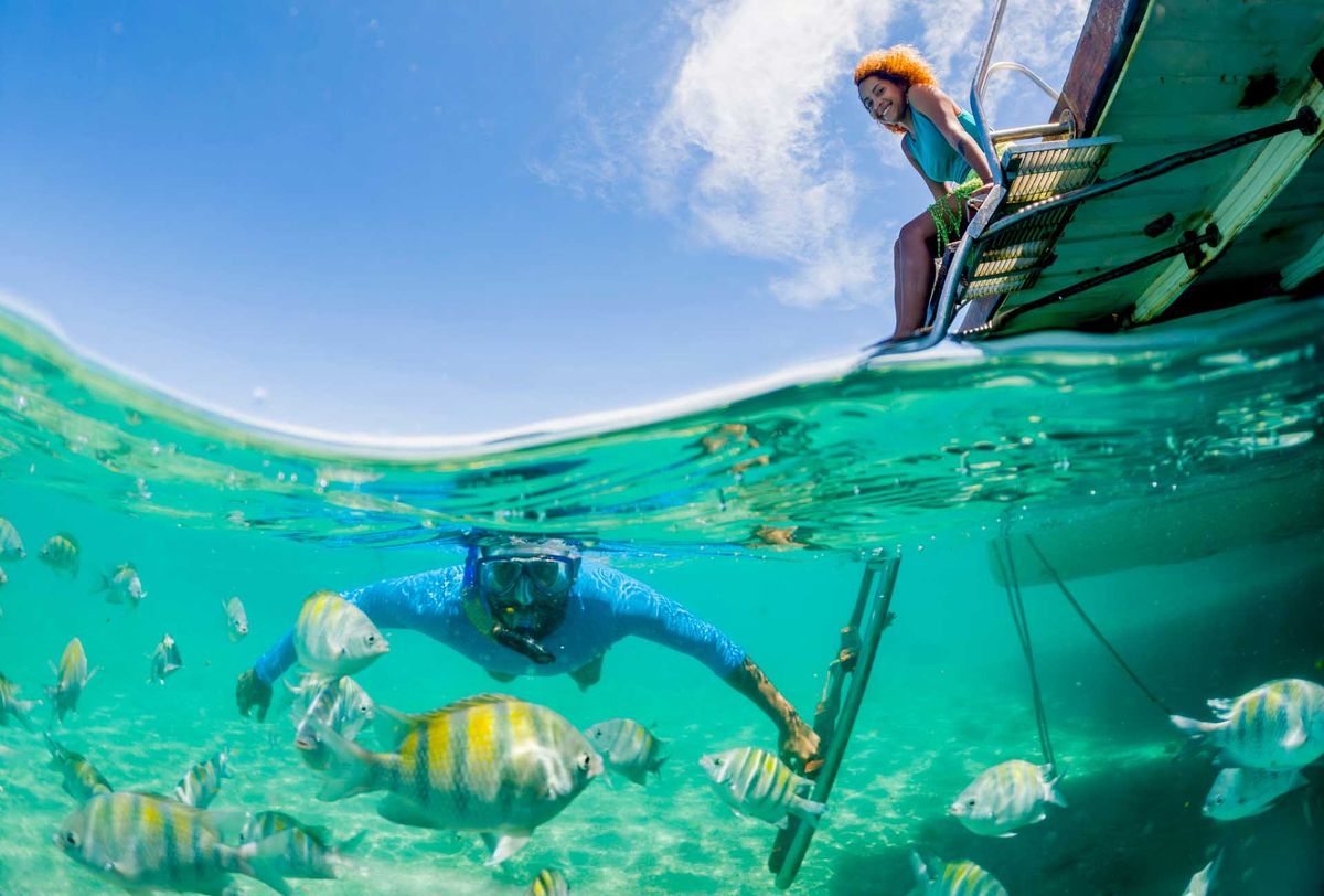Si quieres nadar con peces de colores, visita las playas de Maragogi. Imagen: Visit Brasil. Si quieres nadar con peces de colores, visita las playas de Maragogi. Imagen: Visit Brasil.