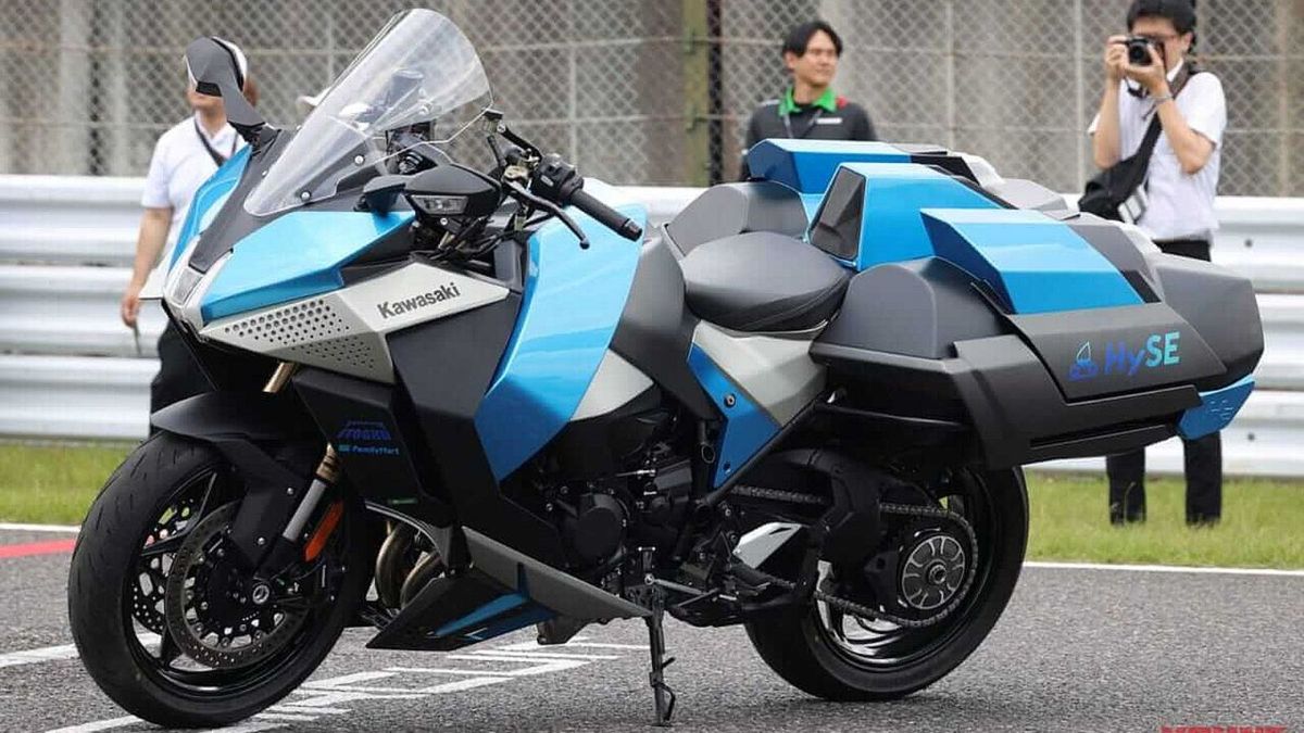 La motocicleta incorpora un novedoso sistema de propulsión. La motocicleta incorpora un novedoso sistema de propulsión.