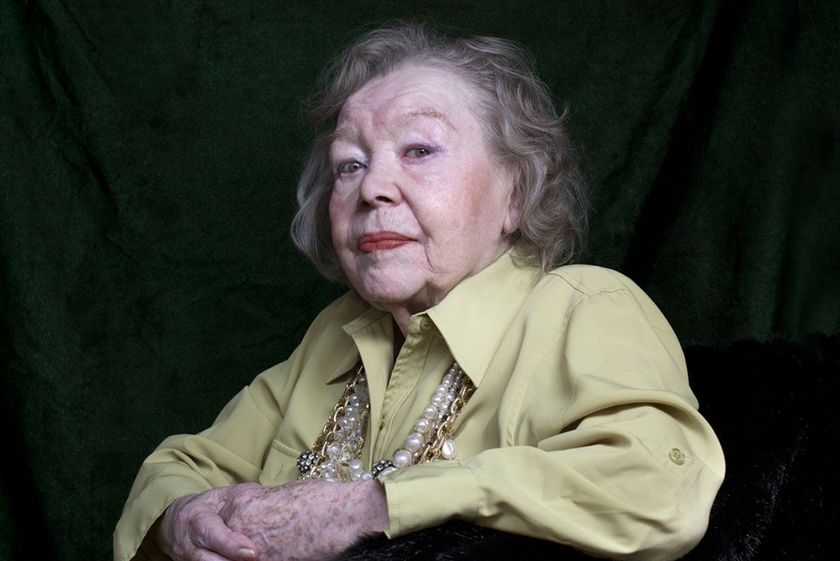 Glynis Johns en la actualidad, a sus 100 años. Glynis Johns en la actualidad, a sus 100 años.