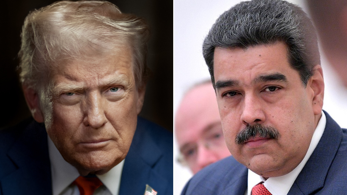 Donald Trump y Nicolás Maduro, presidentes de Estados Unidos y Venezuela, respectivamente. 