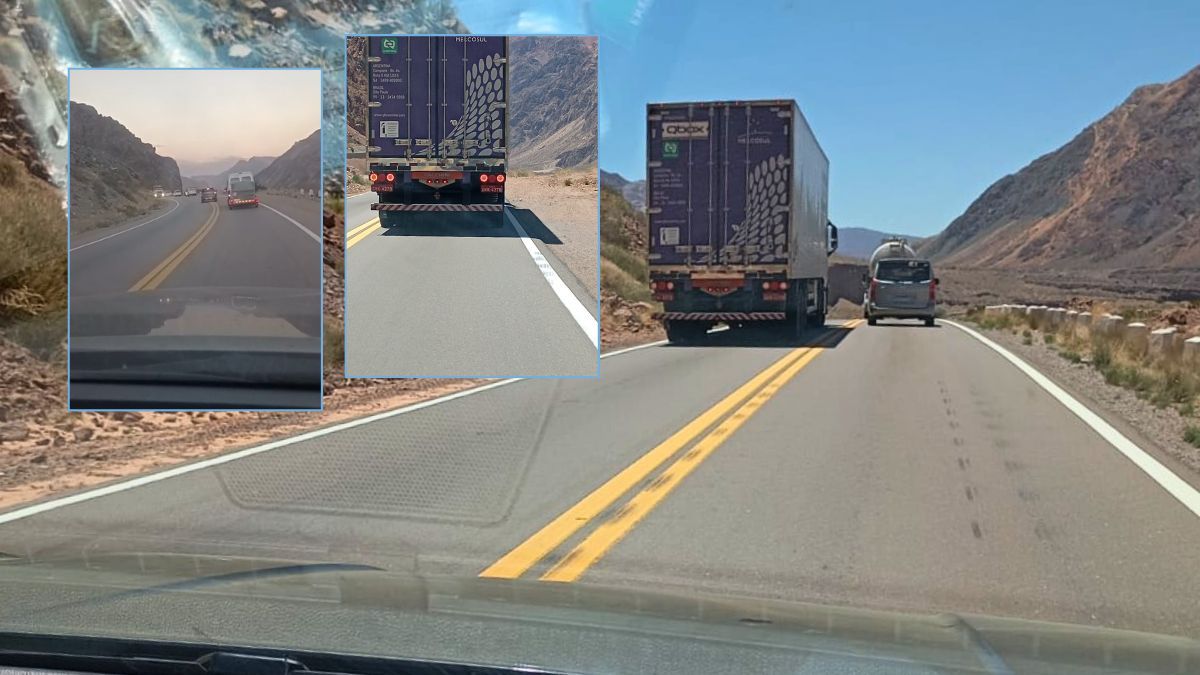 Las infracciones viales en la Ruta 7 suelen ser moneda corriente y han quedado plasmadas en videos que luego se viralizaron.