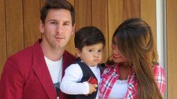 Fotos inéditas y el tierno saludo de la mujer de Messi