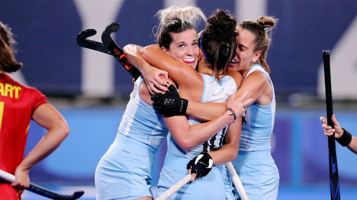 Las Leonas consiguieron su primer festejo en Tokio 2021