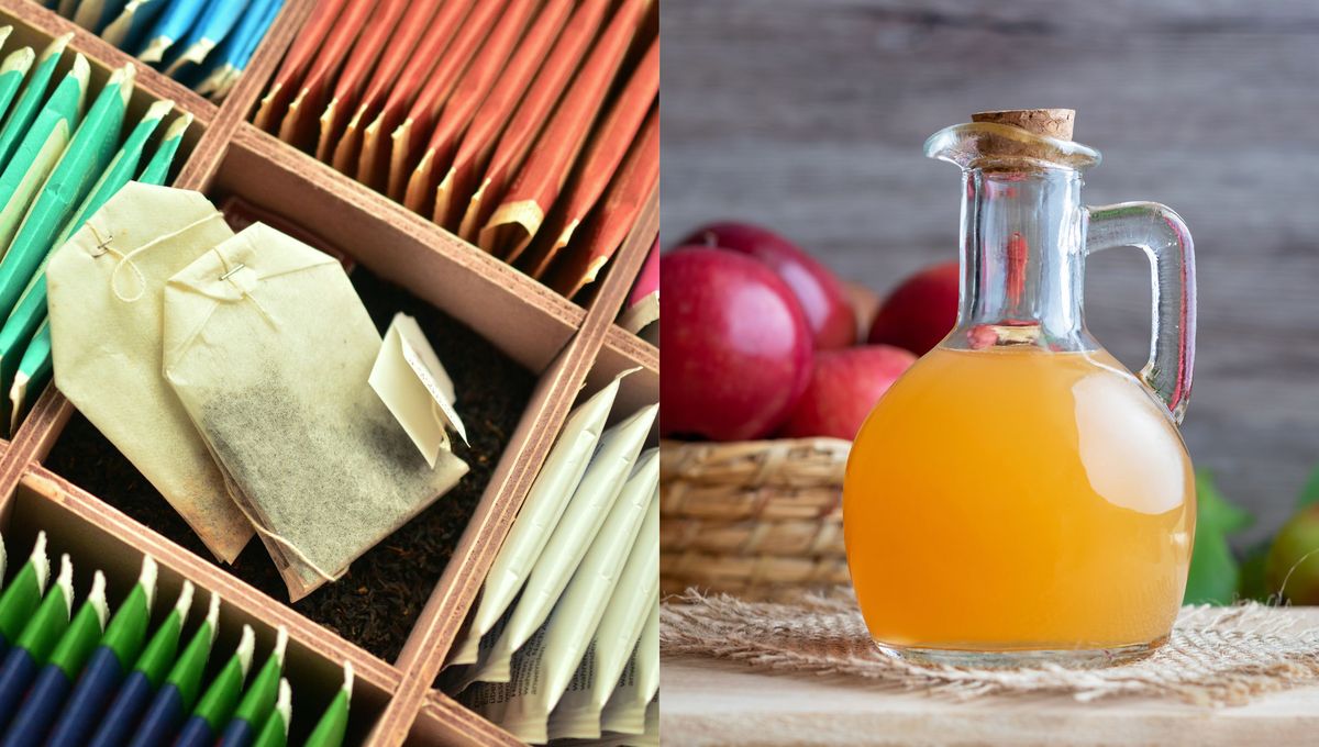 Un truco con vinagre para aprovechar y reutilizar los saquitos de t&eacute;.&nbsp;