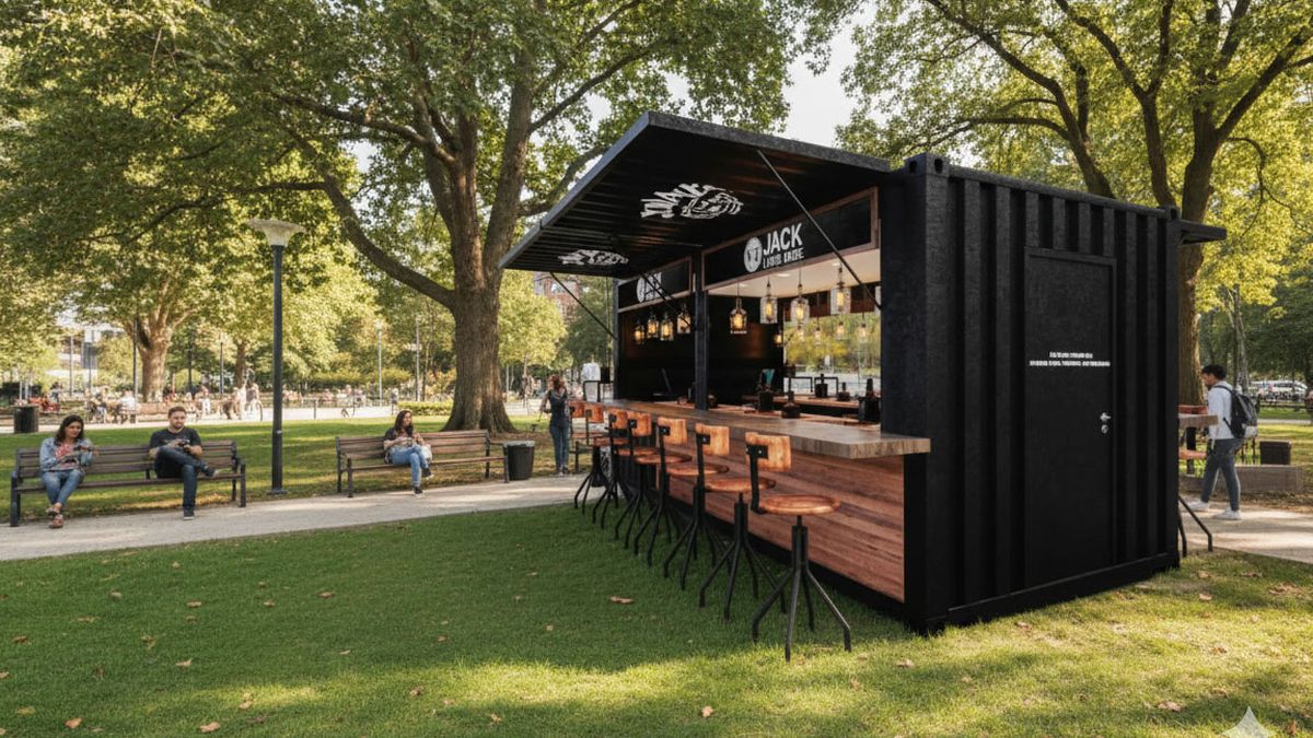 El café container modular que se vende en Mercado Libre por $12 millones