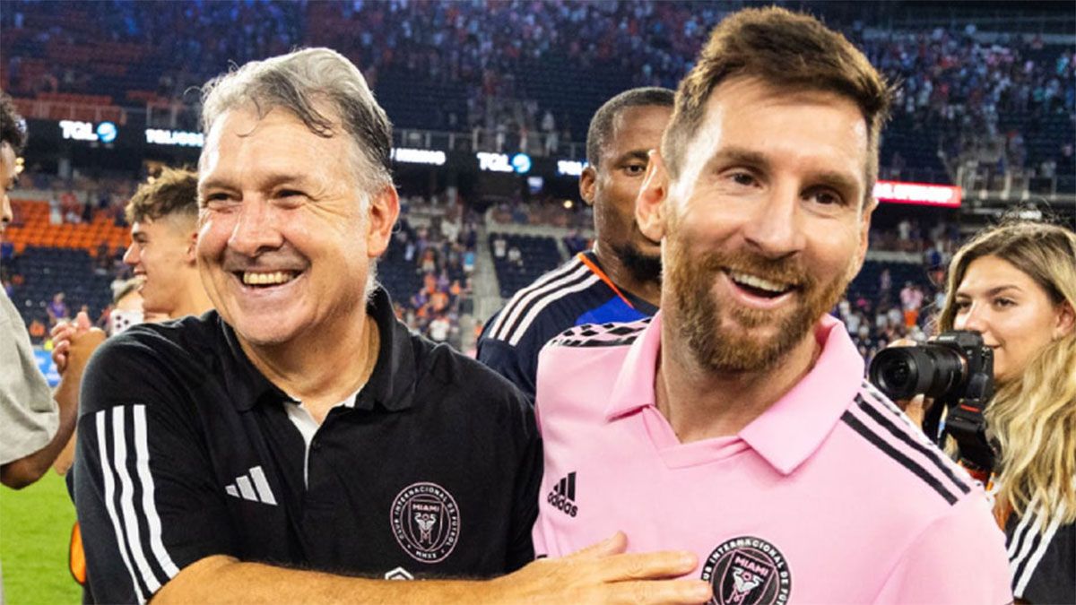 El Tata Martino y Lionel Messi.