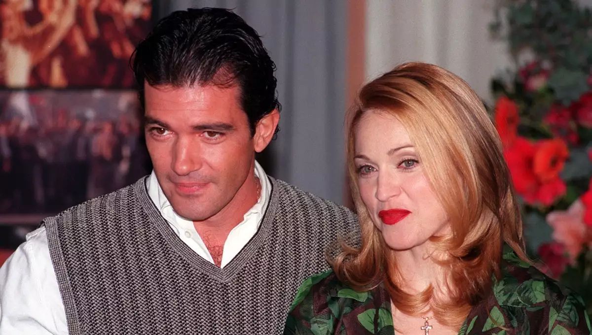 Antonio Banderas y Madonna. Antonio Banderas y Madonna. 