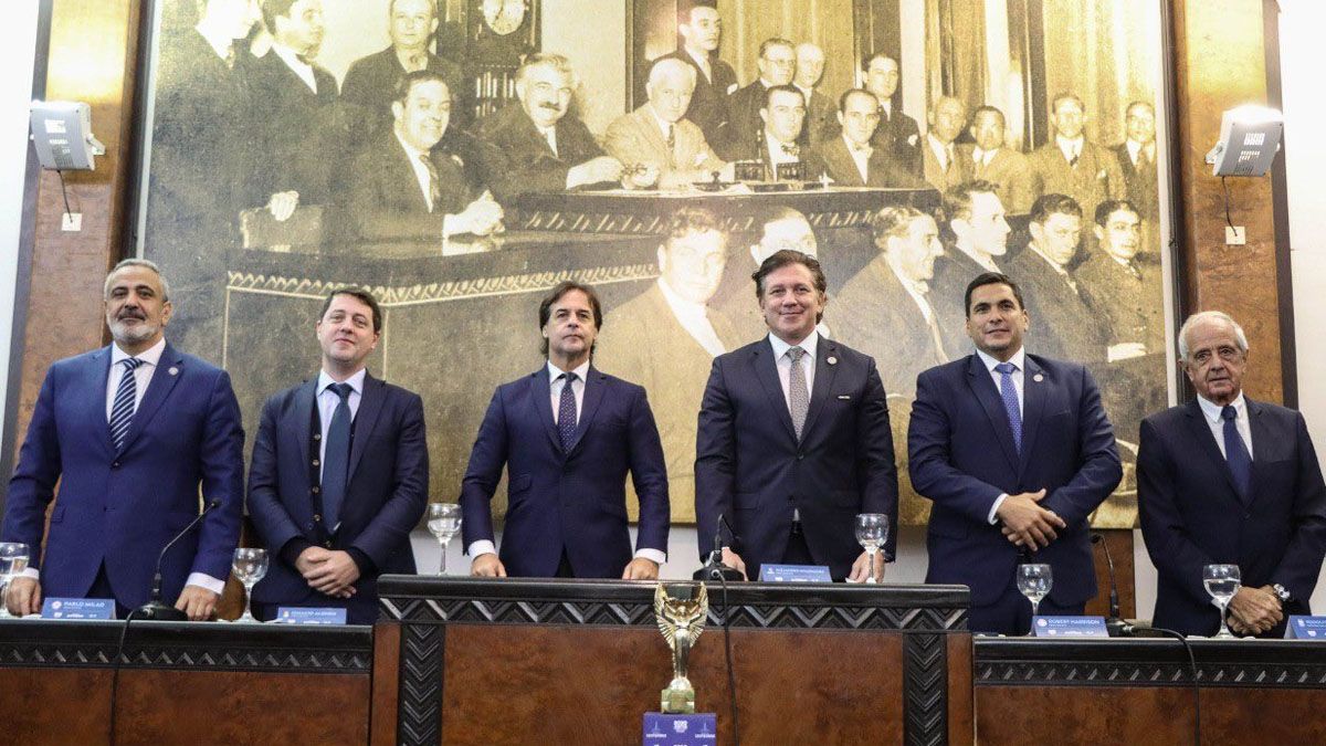 Argentina, Uruguay, Paraguay y Chile relanzaron la candidatura para el Mundial 2030