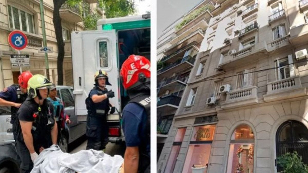 Una mujer murió tras caer del sexto piso de un edificio de Retiro. Aparentemente estuvo consumiendo bebidas alcohólicas con otra mujer y un empresario