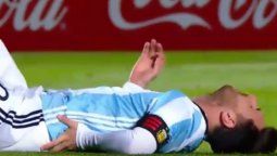 Nos duele a todos: el momento exacto de la lesión de Messi