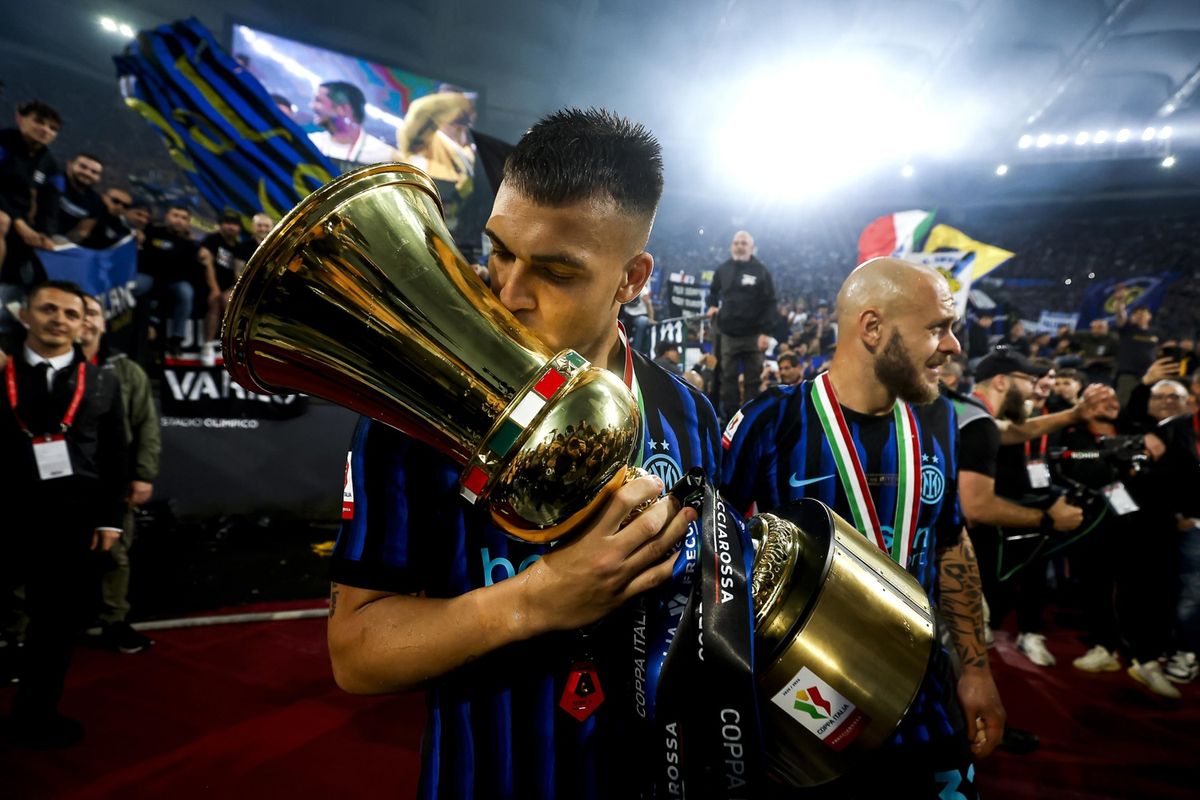 Lautaro Martínez celebró su noveno título en Inter.