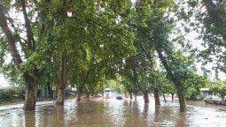 La lluvia desbordó canales en Luján e hizo suspender las clases en un colegio